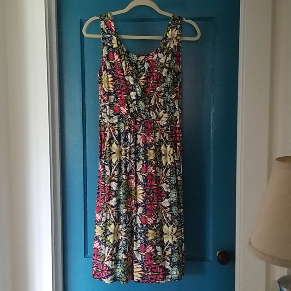 Floral print garnet hill dress, no tags